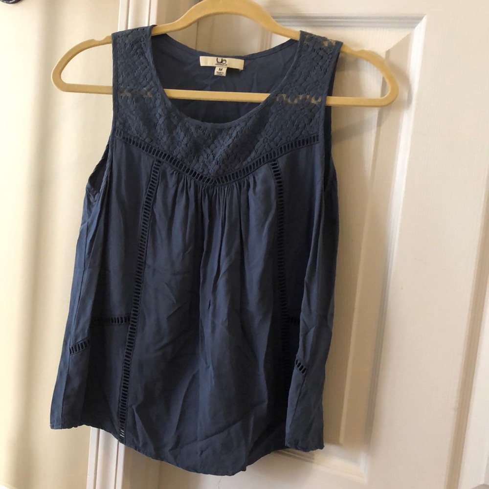Blue tank top